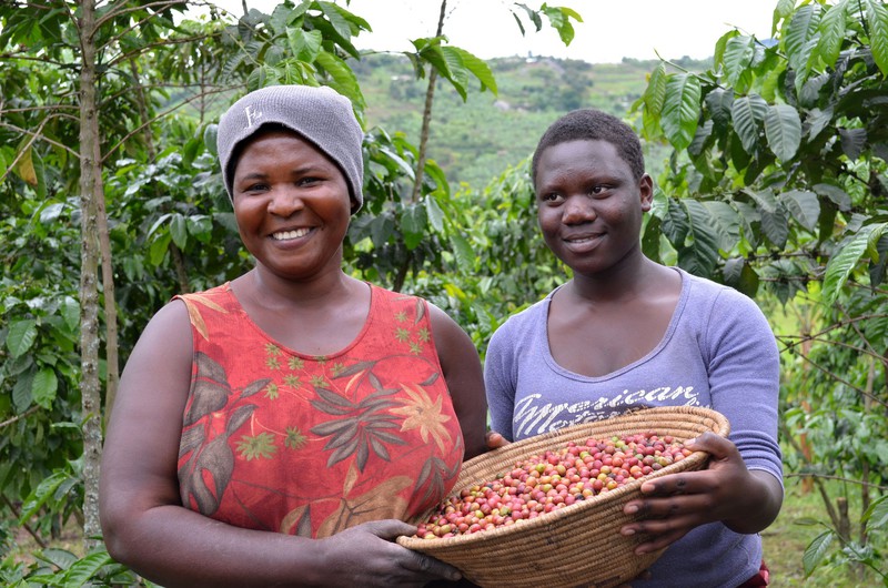 Productora cafè Birungi Jesca a Uganda.